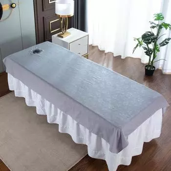 100X200 см быстросохнущая простыня с отверстием для дыхания для спа-массажного стола с принтом роз 100*200cm серый