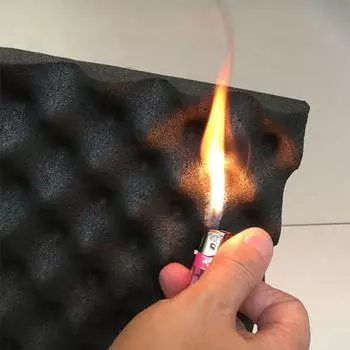 100x50 см Звукоизоляционный шумоизоляционный пенный коврик для сабвуфера чёрный