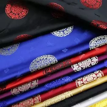 100x75 см цветочный стиль дамасский шелк атлас парча жаккард ткань костюм обивка мебель занавеска одежда материал 100x75cm