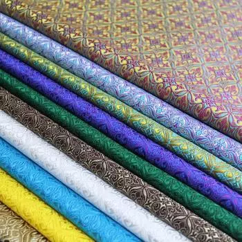 100x75 см цветочный узор парча жаккард дамасская ткань юбка сценическое платье одежда пальто занавеска шитье своими руками домашний текстиль украшения 100x75cm