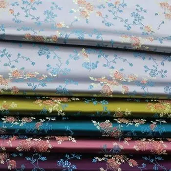 100x75 см Таиланд/Китайский стиль Цветочные этнические Юго-Восточная Азия Бирма Жаккардовая женская юбка Ткань DIY Швейный материал 100x75cm