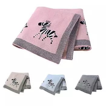100x80 см детское одеяло с рисунком зебры, пеленка, чехол для детской коляски хаки