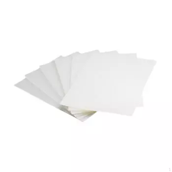 100x Обложки для переплета формата А4, полупрозрачные, 21x29,7 см, водонепроницаемые, для делового офиса