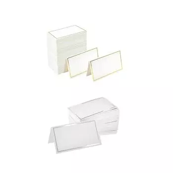 100x пустых карточек для рассадки гостей, многофункциональных карточек для палаток, именных карточек для рассадки гостей, благословляющих открытки своими руками для приема, помолвки, свадьбы, вечеринки, ужина серебряный