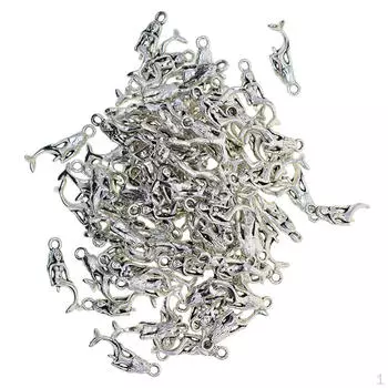 100x пустых подвесок «Русалка» с фурнитурой для самостоятельного изготовления украшений из 8-миллиметровых жемчужных подвесок