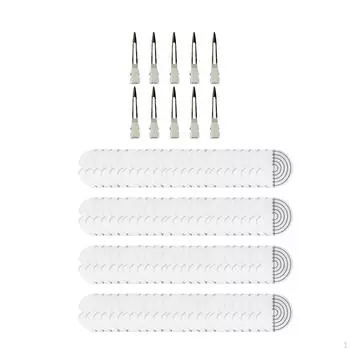 100x теплозащитных щитков для кожи головы с круглым отверстием, простой в использовании защитный клей Fusion для волос