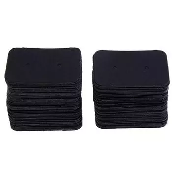 100X ювелирные серьги-гвоздики, подвесной держатель для дисплея, органайзер для карточек