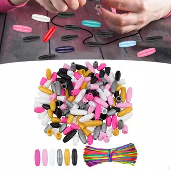 100x Застежка Бусина Цилиндрические Соединители Разрывные Застежки Портативные Для Ювелирных Принадлежностей