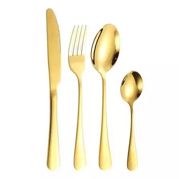 1010 Столовая посуда из нержавеющей стали 60 комплектов столовых приборов для гостиниц, набор столовых приборов в западном стиле, ножи, вилки и ложки 28*18*9 розового золота