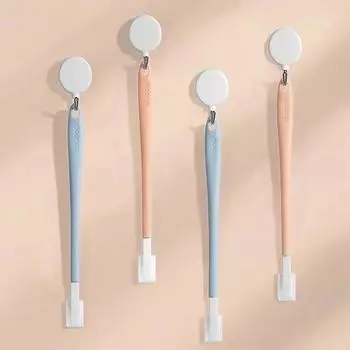 101pcs Disposable Household Multi-purpose Toilet Brush Set No Dead Corner Toilet Slot Brush Long Handle Toilet Cleaning Brush