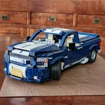 10265 Пикап F-150 Super Snake Модель Строительный Блок Собранный DIY Кирпичи Игрушки Мальчики Подарки На День Рождения