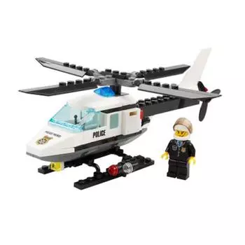 102 шт. 6729 полицейский вертолет, маленькие частицы, строительный блок для мальчиков, игрушки, подарки