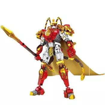 1031 шт. собранные строительные блоки «Путешествие на Запад» Sun Walker боевая броня «Король обезьян» «Король обезьян» собранная модель игрушки для мальчика 8084