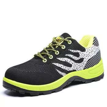 -103 Holfredterse Boots For Mens Work Steel Toe Shoes Anti-Smash Comfortable Protection Outdoors Lightweight Newest 39