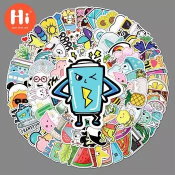 103 наклейки VSCO Crow персонализированные трансграничные маленькие свежие наклейки в стиле Ins DIY скейтборд наклейка на багаж водонепроницаемая