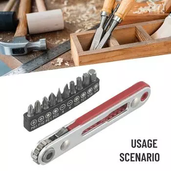 103мм(4-дюймовый) Трещоточный ключ 16 зубцов 25 мм 90 градусов аксессуары набор бит