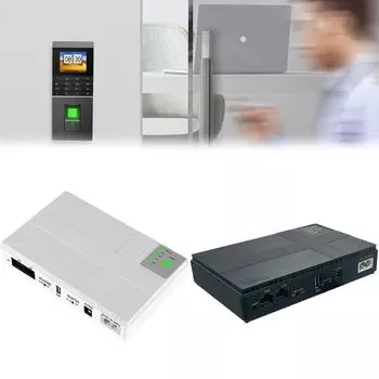 10400 мАч/8800 мАч Источник бесперебойного питания 5 В 9 В 12 В Мини-ИБП Адаптер Маршрутизатора Оптический Cat Встроенный адаптер Резервный источник питания 8800mah чёрный