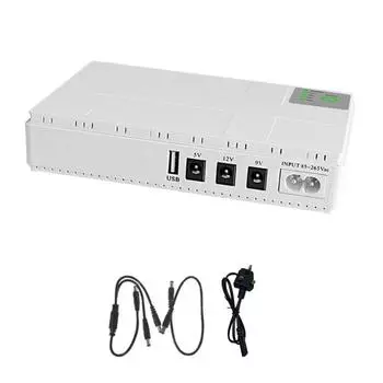 10400mAh i Портативный ИБП 5V/9V/12V Источник бесперебойного питания для WiFi-маршрутизатора Большая емкость Резервного питания Адаптер EU