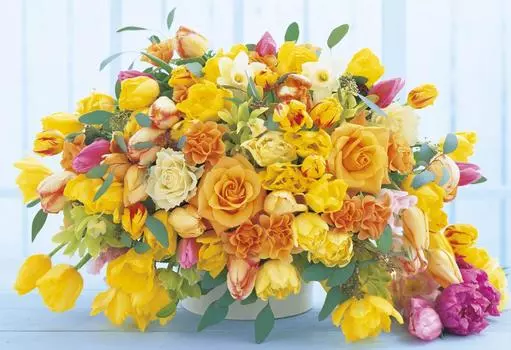 1053 Piece Jigsaw Puzzle Make Every Day Yellow Super Small Piece Happy! (26x38cm)