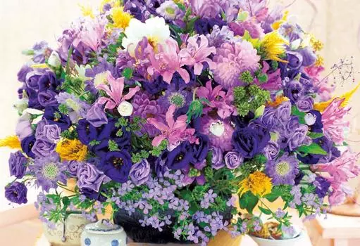 1053 Piece Jigsaw Puzzle Soothing Purple Super Small Piece (26x38cm)