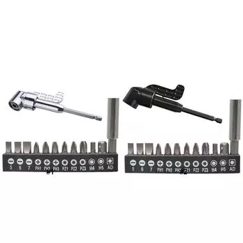 105 градусов Прямоугольный адаптер для сверла Угловой инструмент Винтовой ступичный шарнир для отвертки StyleB