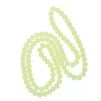 105 шт. 8 мм стеклянные круглые бусины россыпью светло-зеленый