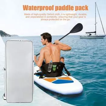 105L надувной рюкзак для путешествий с веслом, сумка для переноски весла, водонепроницаемый рюкзак для серфинга стоя с SUP-бордом серый