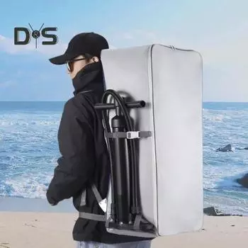 105L надувной рюкзак для путешествий с веслом, сумка для переноски весла, водонепроницаемый рюкзак для серфинга стоя с SUP-бордом серый