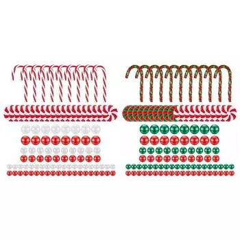 106 шт. рождественский наполнитель для вазы, жемчуг для вазы, гирлянда, плавающие жемчужины, жемчуг Candyland, водные гели, бусины, свечи, домашний декор