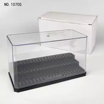 10705 Display Box Transparent Miniature Storage Box Dust Cover Small Particle Display Stand Building Block Toys 18*9*10 CM
