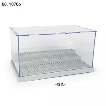 10706 Конструктор фигурок ящик для хранения дисплей прозрачный акриловый пылезащитный чехол три шага съемный