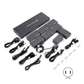 1080P 1 в 7 из 50 метров HD передача HDMI удлинитель с 1 HDMI ближний выход US Plug