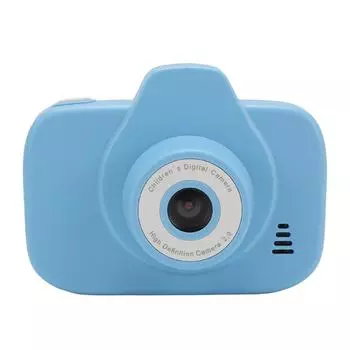 1080P 48MP Digital Video Cameras with Auto Focus 10X Digital Zoom Cartoon Frames Filters 400mAh синий