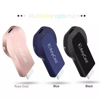 1080P HD AnyCast DLNA Wi-Fi Дисплей Dongle Приемник ТВ-палка для IOS Android чёрный