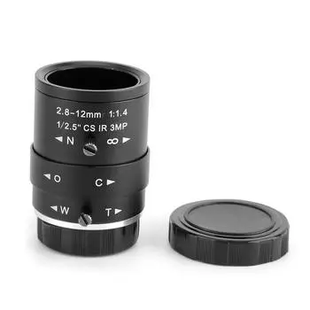 1080P HD Ручной зум-объектив с диафрагмой и фокусным расстоянием 2,8-12 мм для камеры видеонаблюдения
