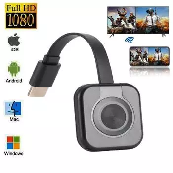 1080P HD TV Dongle Stick мобильный телефон Wi-Fi Hd HDMI-совместимый проектор беспроводной зеркальный экран адаптер дисплея