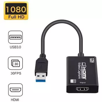 1080P карта видеозахвата USB 3.0 2.0 HDMI Video Grabber Record Box для PS4 Game DVD Camcorder Camera 1080P