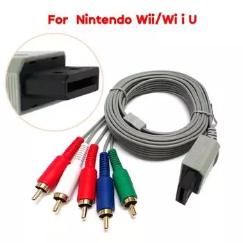 1080P компонентный кабель HDTV Audio Video AV 5RCA кабель удлинитель провода для Wii/Wii U консоль сменный аксессуар