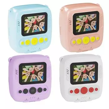 1080P Видео Цифровая Камера USB Зарядка Рождественские Подарки На День Рождения для 3-12 Лет розовый