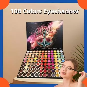 108 цветов палитры теней для век в европейском стиле