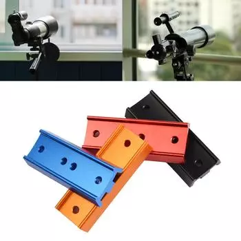 108-миллиметровая направляющая, алюминиевая монтажная пластина, адаптеры для телескопа с креплением «ласточкин хвост», монтажное основание с отверстием 1/4 дюйма для астрономических приборов синий