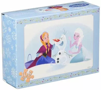 108 Piece Jigsaw Puzzle Frozen Make a Let s Snowman! (18.2x25.7cm)
