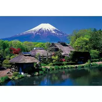 108 Piece Jigsaw Puzzle Fuji from Oshino Village (Yamanashi) Large Piece (26x38cm)