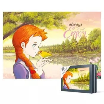 108-piece jigsaw puzzle - Green Gables and Romance (mini) case frame, popular Korean puzzle