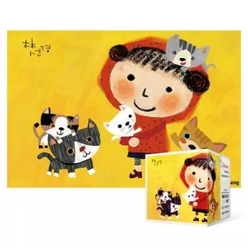 108-piece jigsaw puzzle / Meow Friend (Mini), popular Korean puzzle