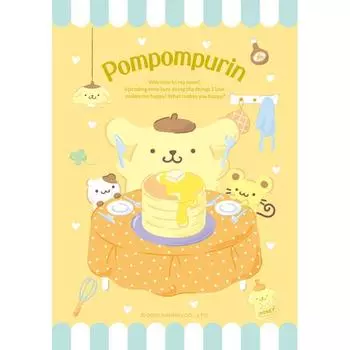 108 Piece Jigsaw Puzzle - Sanrio Pom Pom Purin Pancake Time (Mini), popular Korean puzzle