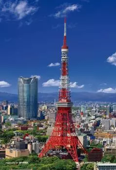 108 Piece Jigsaw Puzzle Tokyo Tower Micro Piece (10x14.7cm)