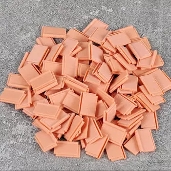 108 Pieces Miniature Roof Tiles 1:35 Shingles Crafts Project Dollhouses Simulation Building