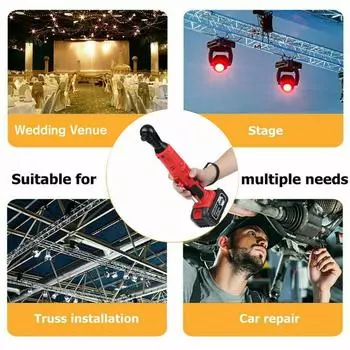 108 В 160 Нм Аккумуляторный электрический ключ Трещотка Инструмент для ремонта Перезаряжаемый угловой ключ с 2 батареями