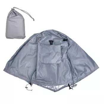 109x76x74 см Чехол для клетки для собак из проволоки, водонепроницаемый, пылезащитный чехол для клетки для домашних животных в помещении и на открытом воздухе серый